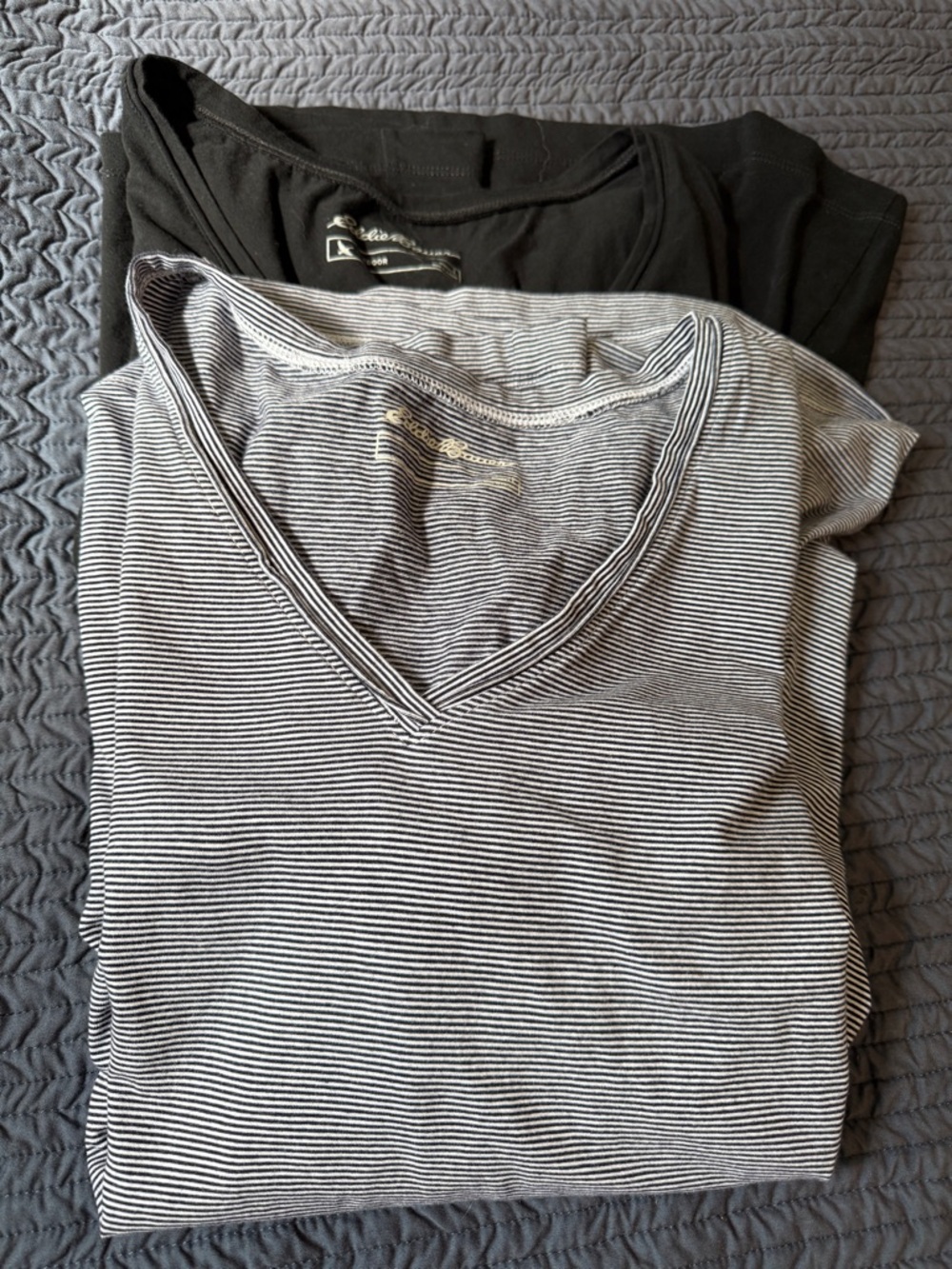 Eddie Bauer set of 2 women’s 3/4 sleeve tops size L